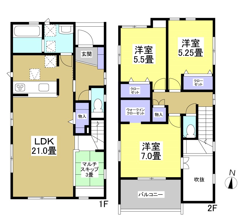 磐田市国府台 間取り図