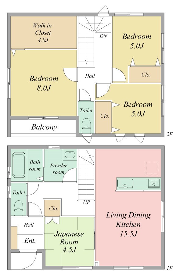 浜松市中央区若林町 間取り図