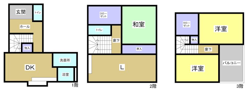 浜松市中央区北寺島町 間取り図