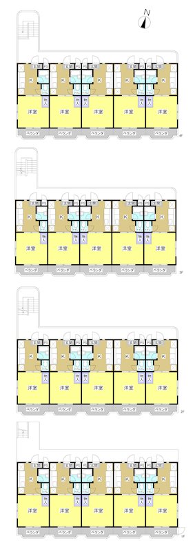 マンションハーヴェスト 間取り図