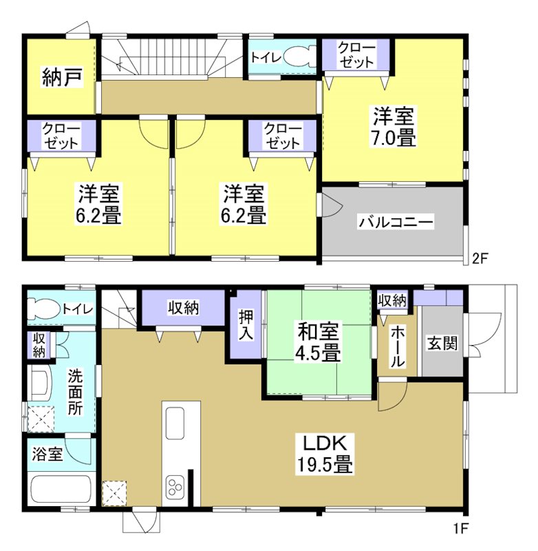 浜松市中央区富塚町 間取り図