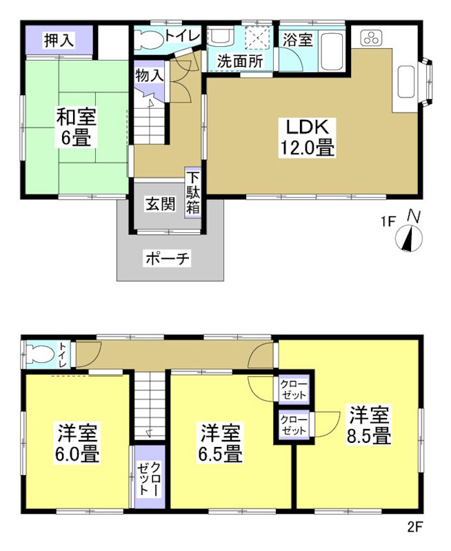 磐田市豊岡 間取り図