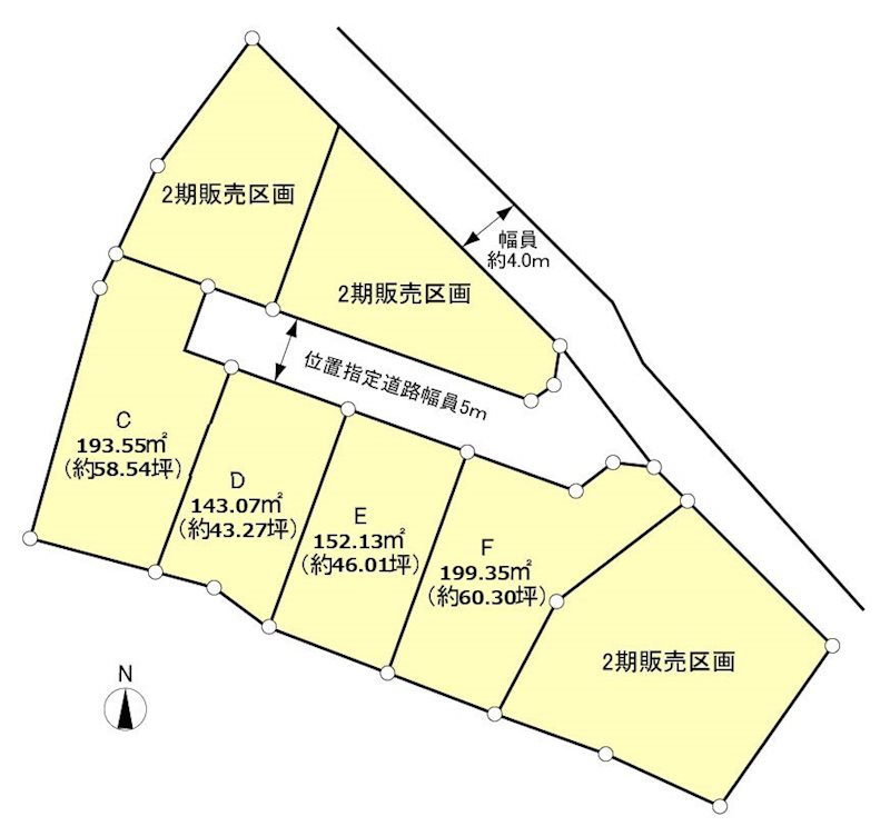 浜松市中央区三組町C区画 間取り図