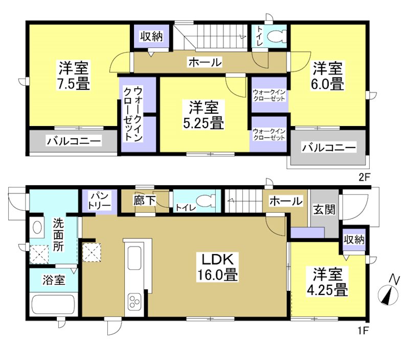 浜松市中央区笠井上町 間取り図