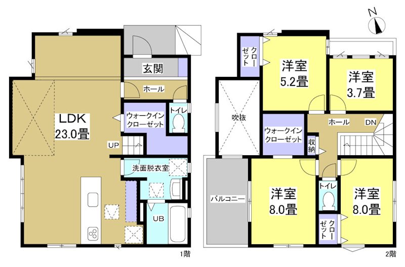 浜松市中央区泉4丁目 間取り図