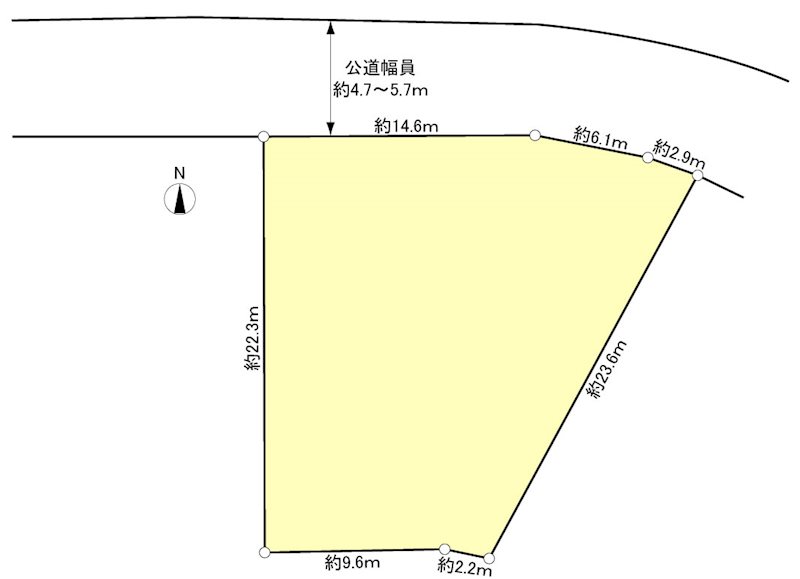 袋井市鷲巣 間取り図