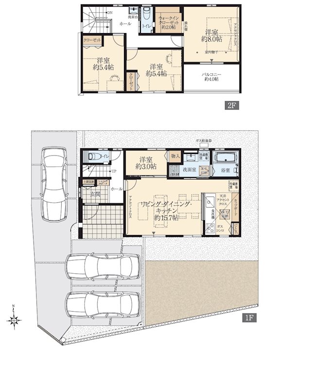磐田市西貝塚 間取り図