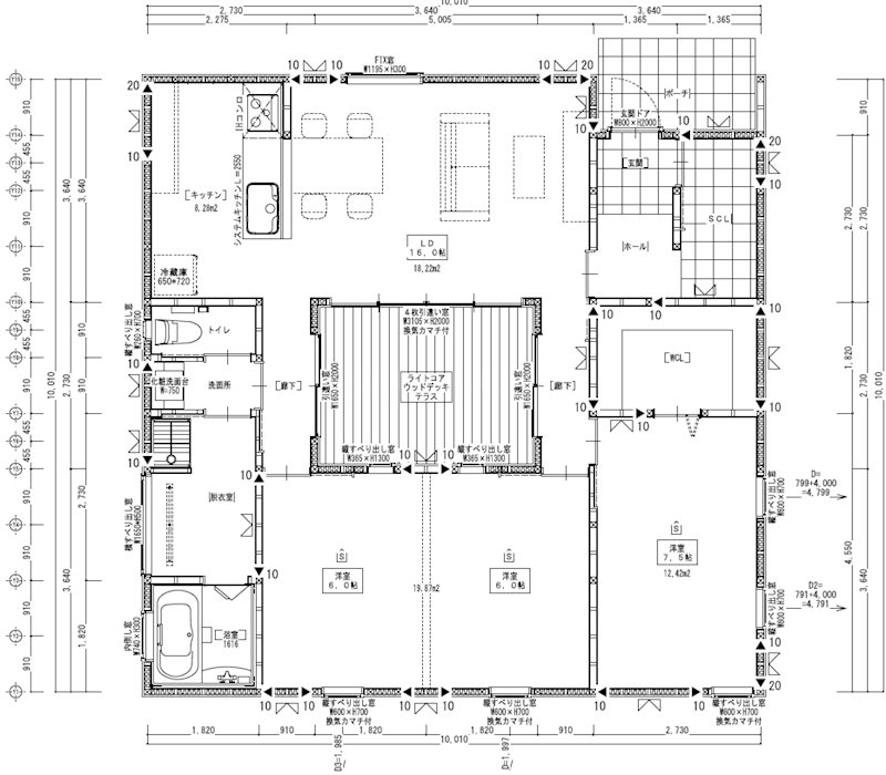 浜松市中央区小沢渡町 間取り図