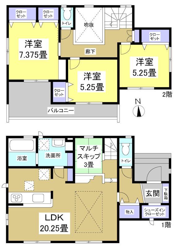 浜松市中央区篠原町 間取り図