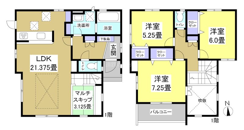 浜松市中央区篠原町 間取り図