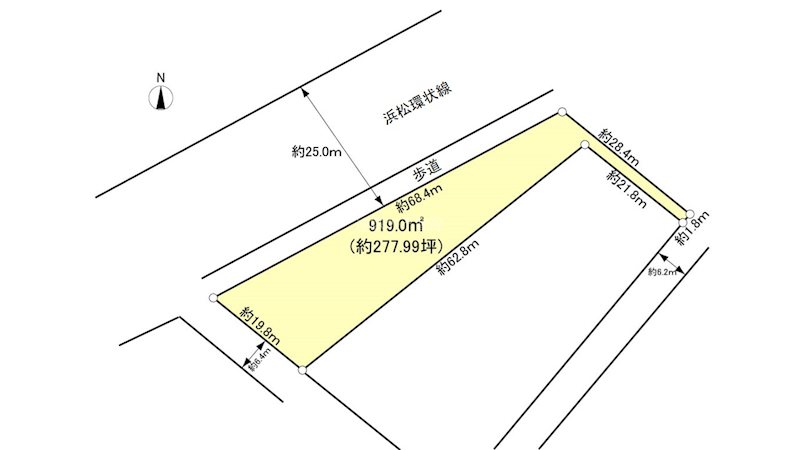 浜松市中央区西丘町 間取り図