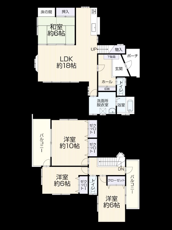 浜松市中央区和合町  間取り図
