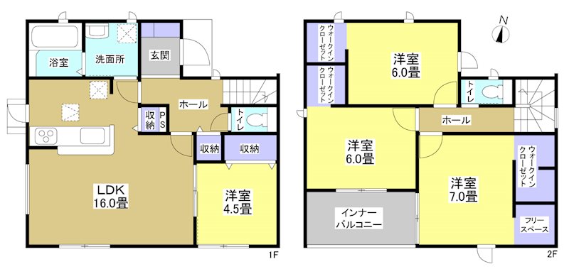 磐田市中野 間取り図