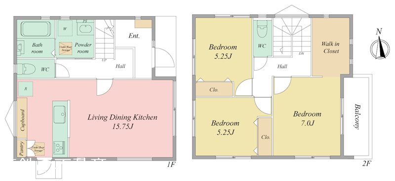 磐田市見付 間取り図
