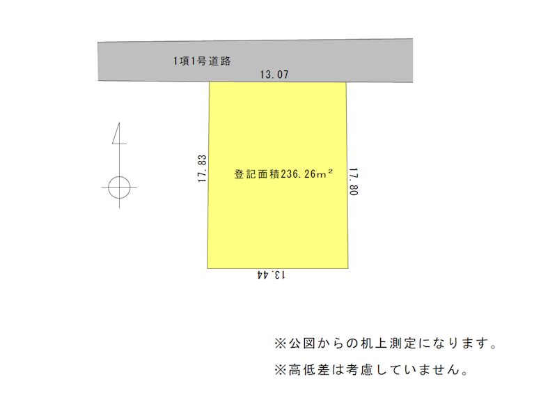 袋井市高尾 間取り図