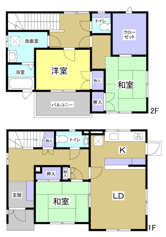 浜松市中央区和合町 間取り図