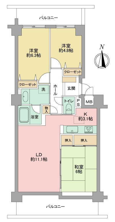 メゾン浜松高台 間取り図