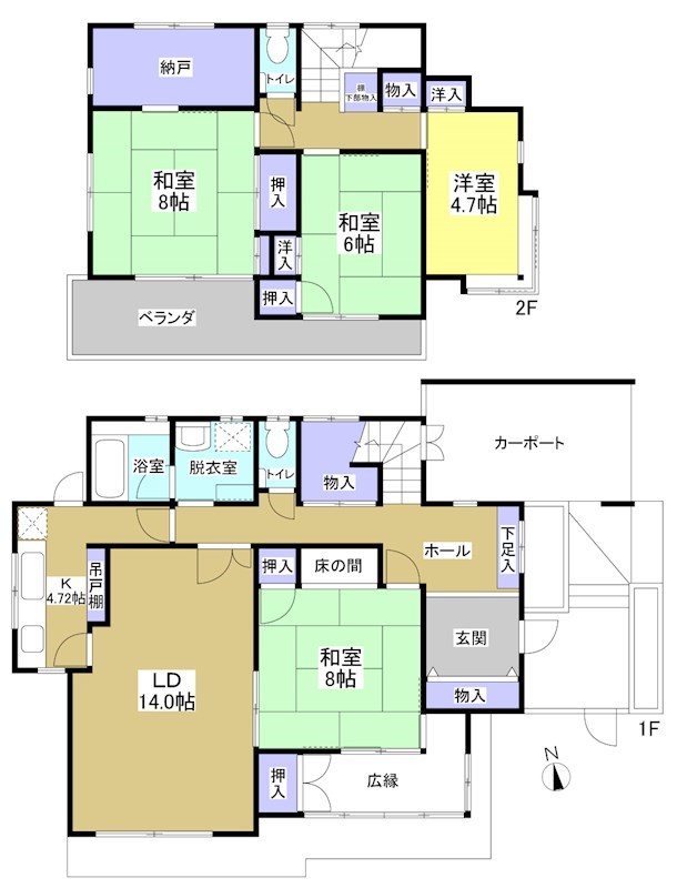 浜松市中央区富塚町 間取り図