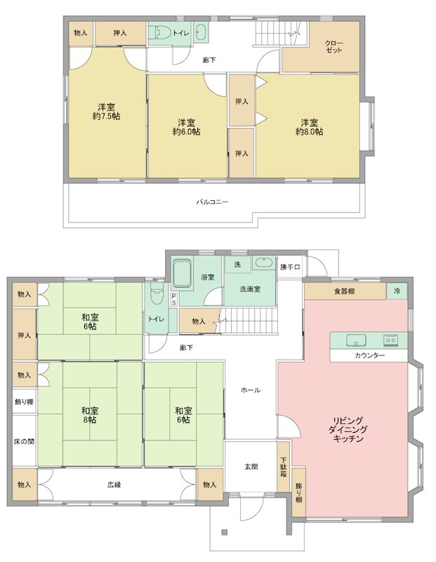 浜松市中央区三幸町 間取図・土地図