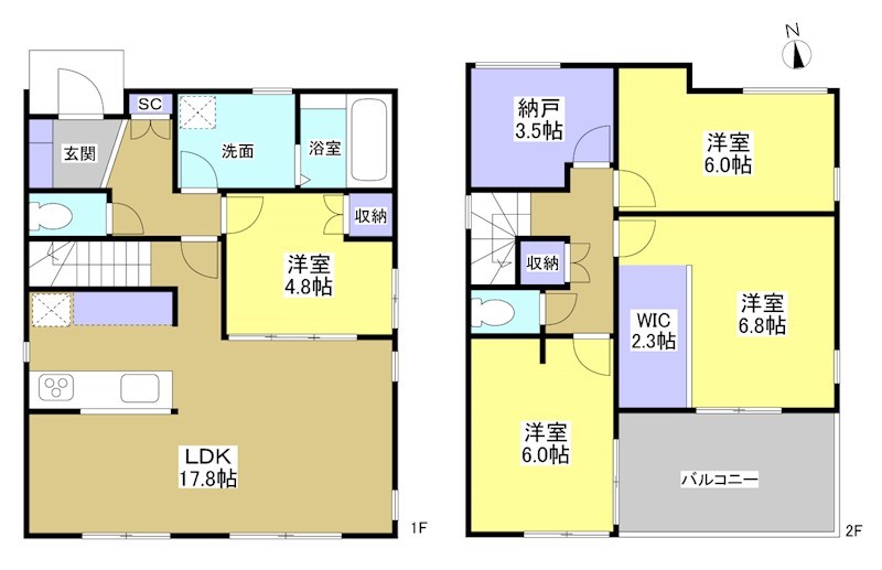 浜松市中央区曳馬3丁目 間取り図