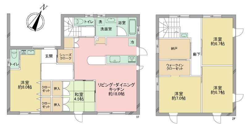 浜松市中央区三方原町 間取り図