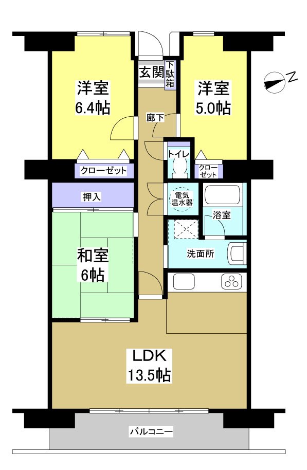 プライムタウン62 間取図・土地図