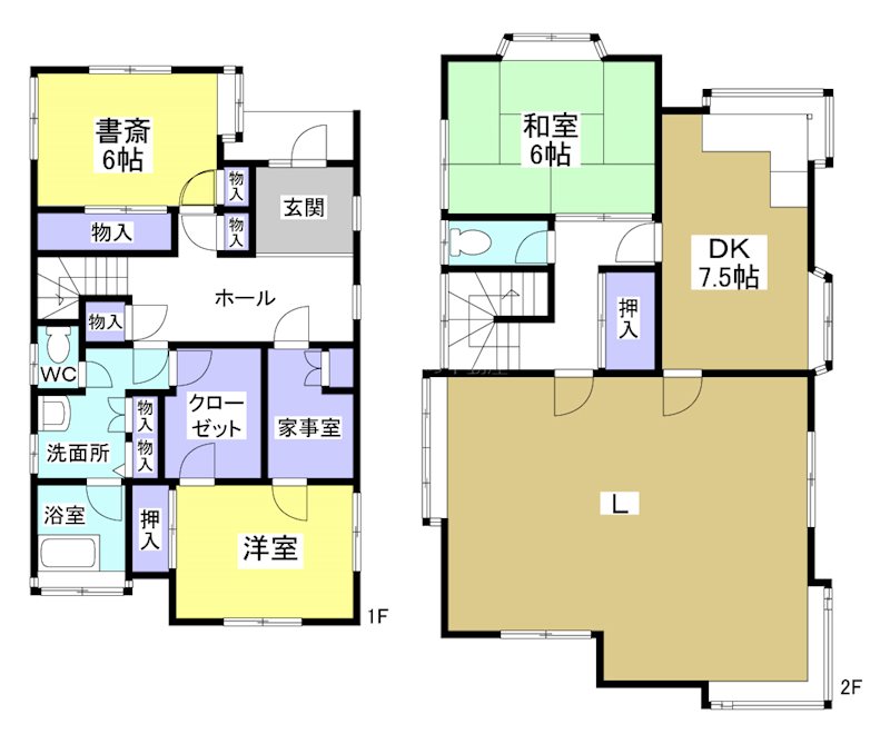 浜松市中央区楊子町 間取り図