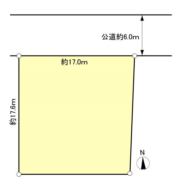 浜松市中央区山手町 間取図・土地図