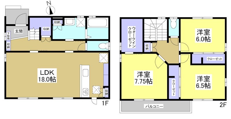 浜松市中央区東若林町 間取図・土地図