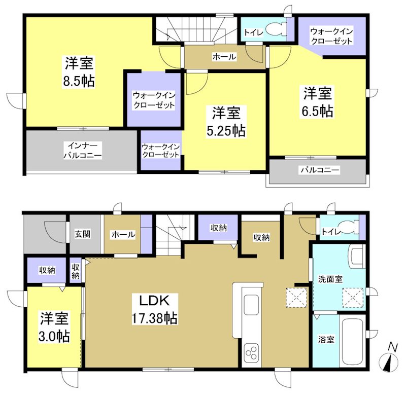 浜松市天竜区船明 間取り図