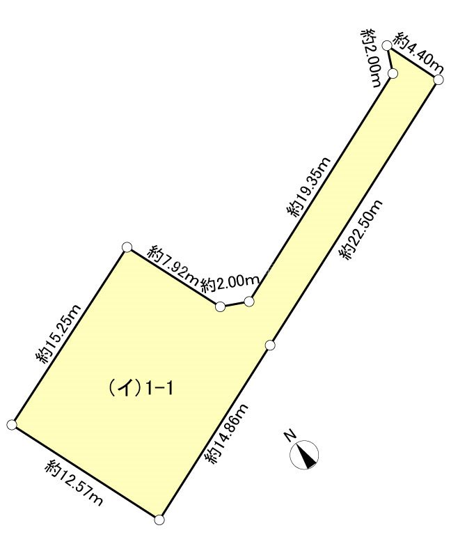 袋井市上山梨5丁目 間取り図