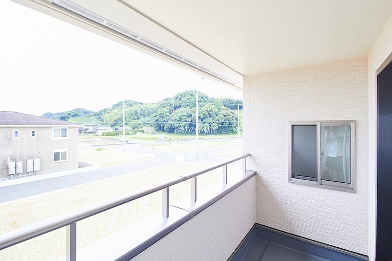 菊川市西方 現地写真（バルコニー）