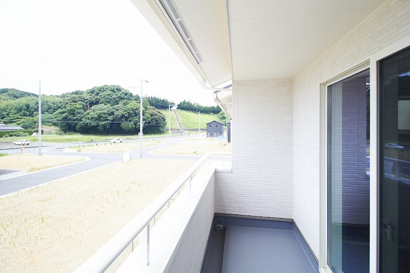 菊川市西方 現地写真（バルコニー）