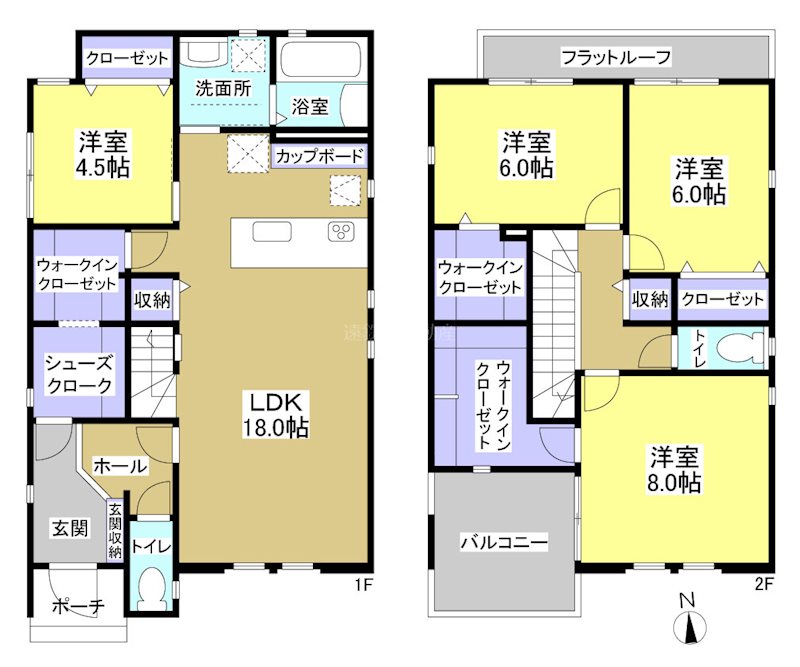 浜松市浜名区西中瀬1丁目 間取り図