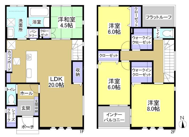 浜松市浜名区西中瀬1丁目 間取り図