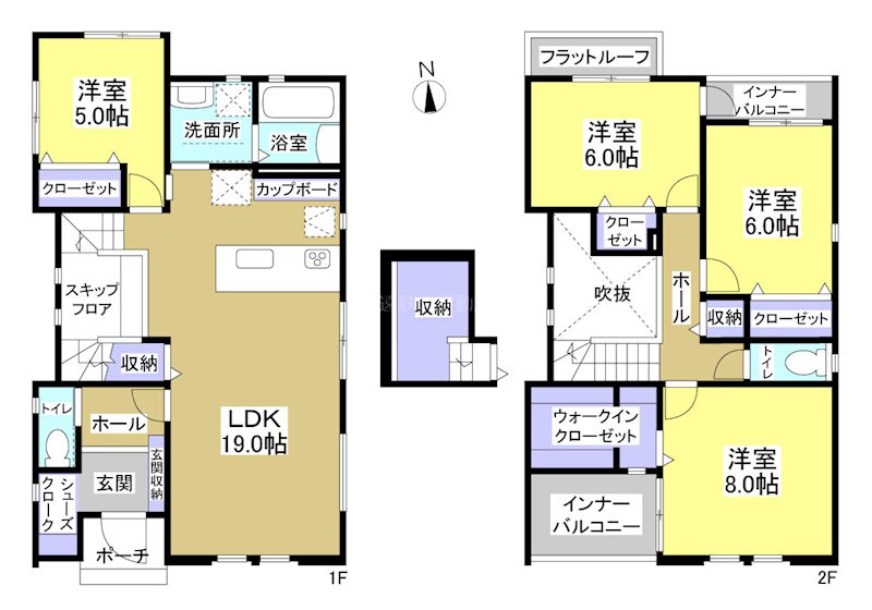 浜松市浜名区西中瀬1丁目 間取り図