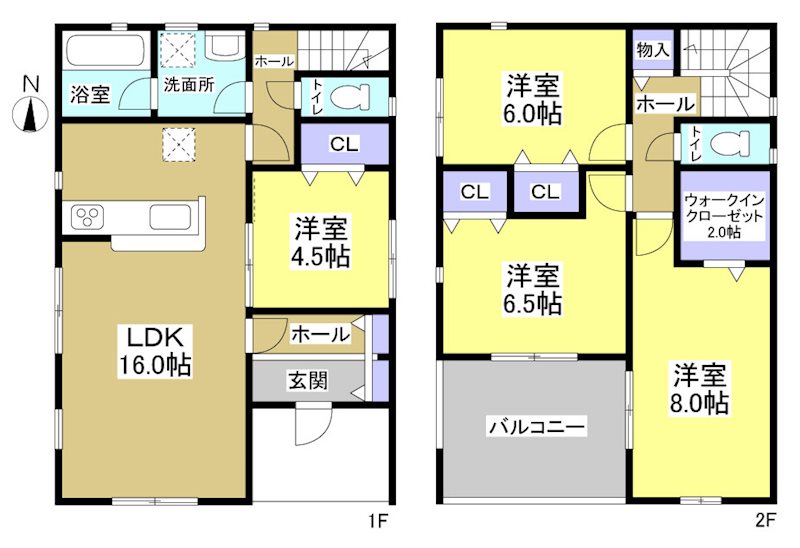 磐田市福田 間取り図