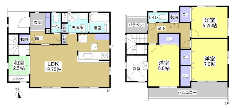 浜松市中央区泉4丁目 間取り図