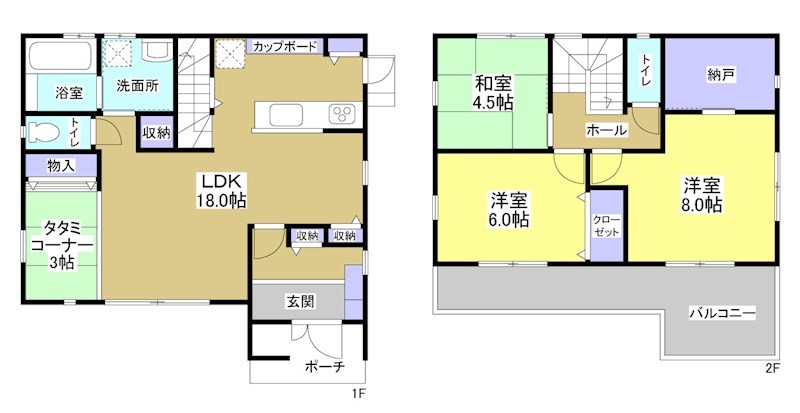 浜松市中央区入野町 間取り図