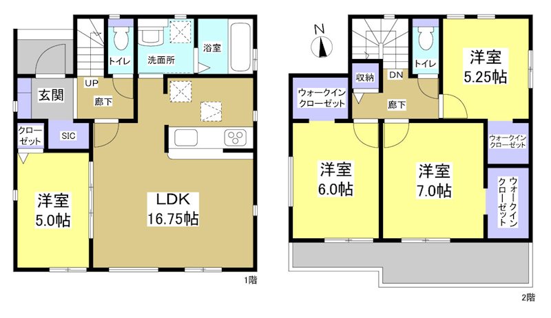 浜松市浜名区於呂 間取り図