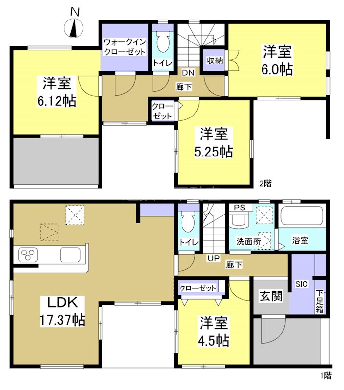 浜松市中央区渡瀬町 間取り図