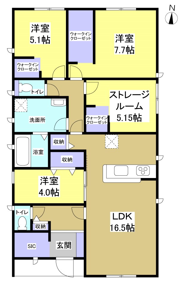 湖西市新居町浜名 間取り図