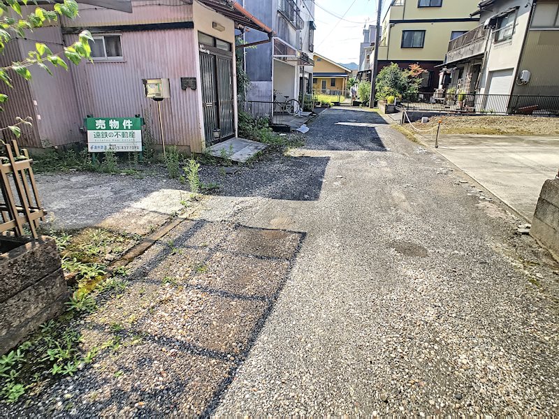 静岡市葵区松富2丁目 現地写真（前面道路含む現地写真）