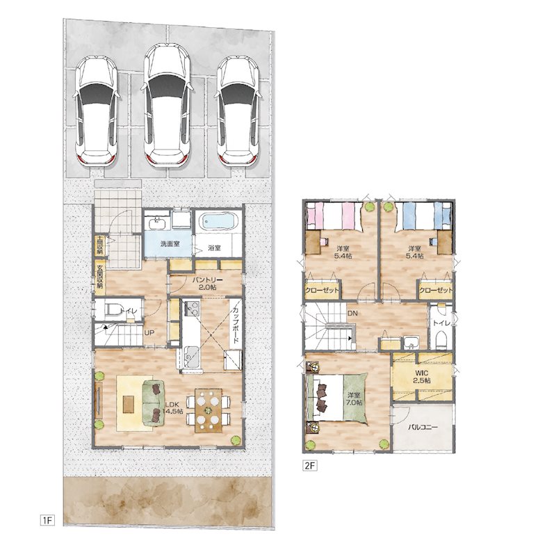 浜松市中央区寺島町 間取り図
