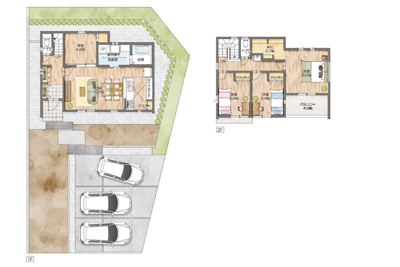 浜松市浜名区新都田5丁目 間取り図
