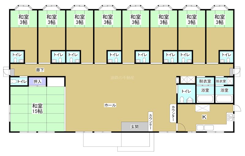 掛川市本郷 間取り図