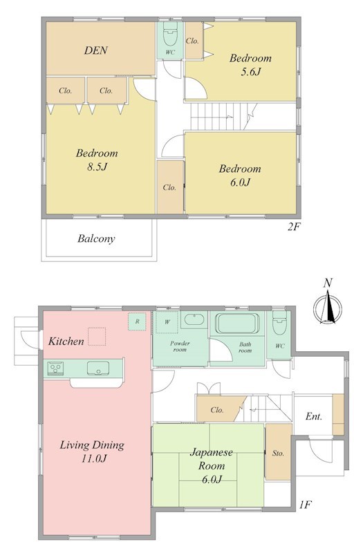 浜松市中央区上新屋町  間取り図
