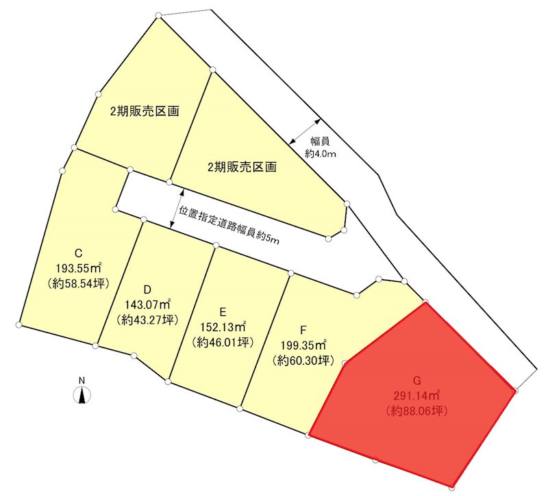 浜松市中央区三組町G区画  間取り図