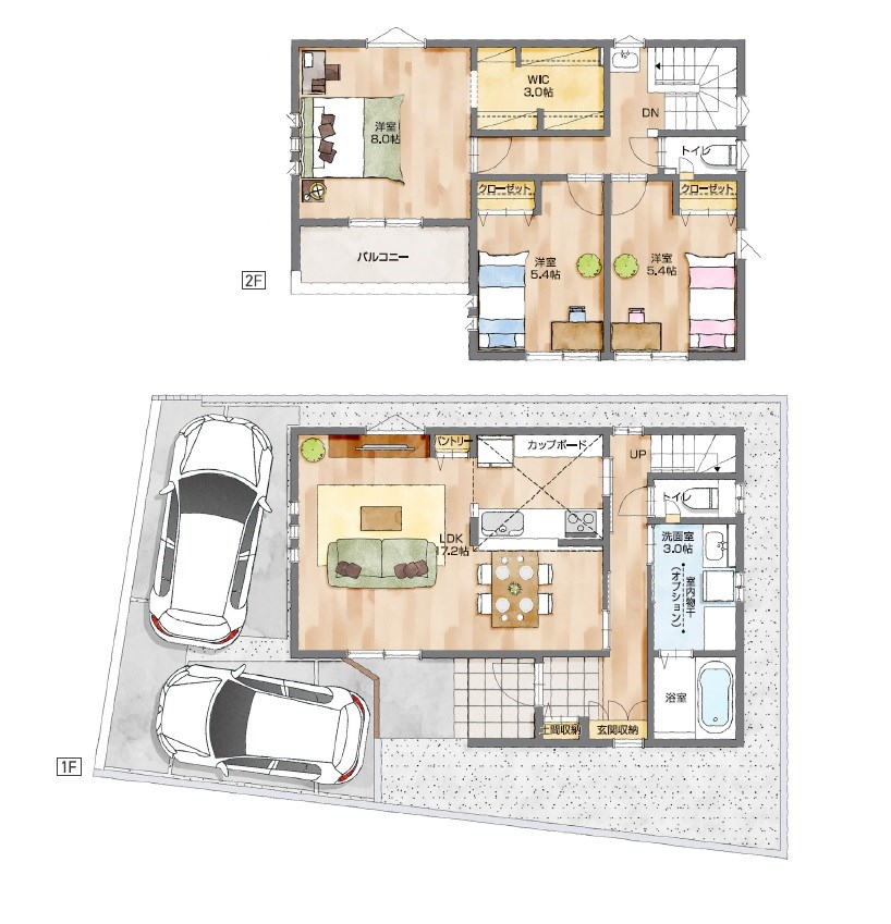 浜松市中央区船越町 間取り図