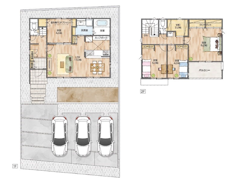 湖西市鷲津 間取り図